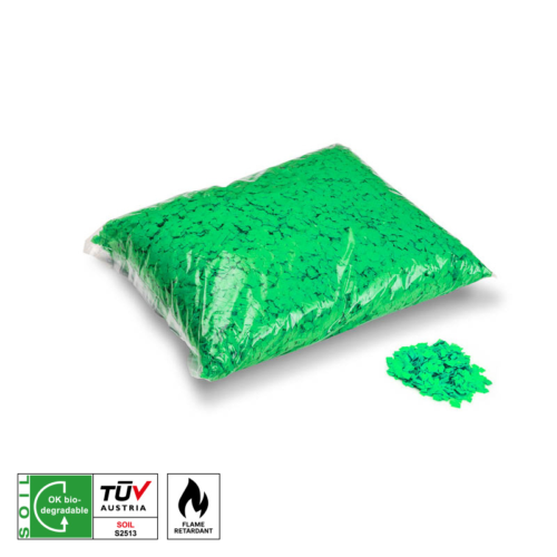 Confettis papier vert